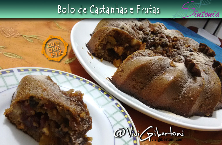 |Bolo de Frutas e Castanhas|
