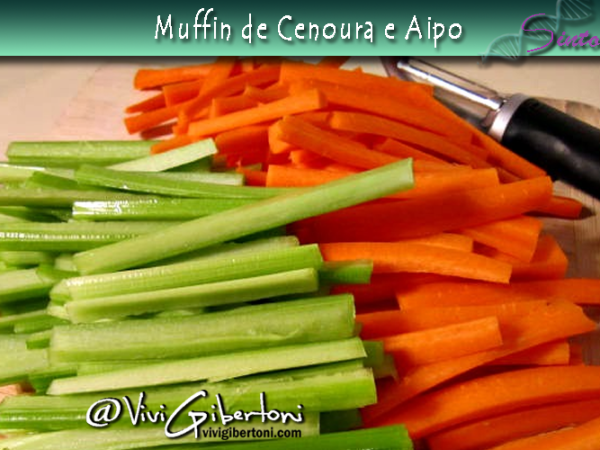 |Muffin de Cenoura e Aipo |