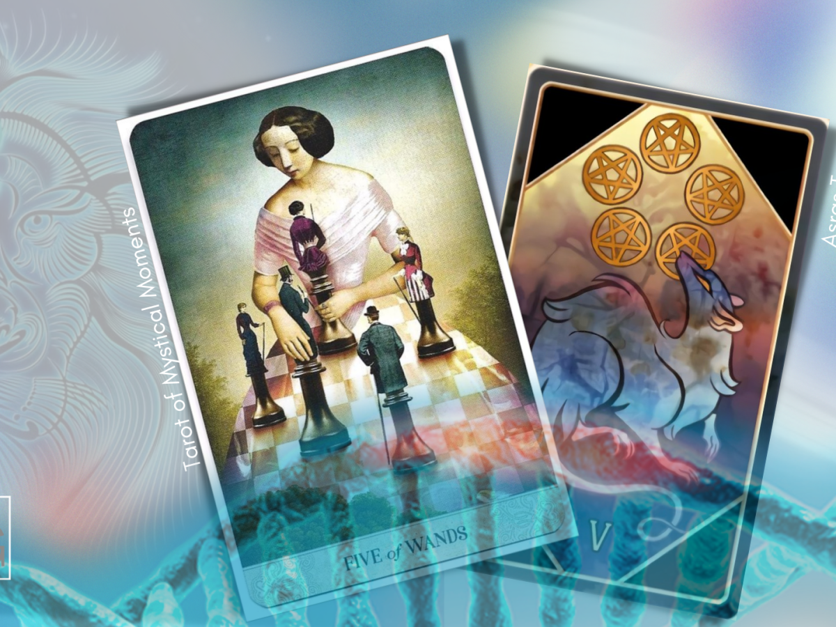 | Conflitos do Arcano 5 de Paus |