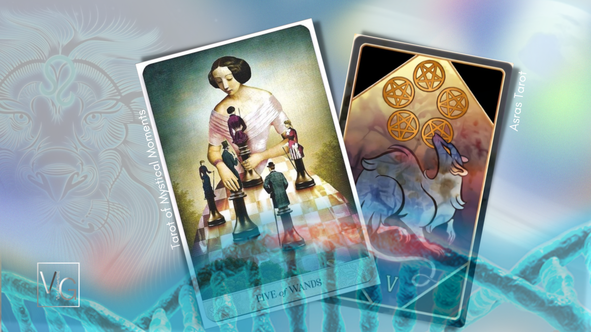 | Conflitos do Arcano 5 de Paus |