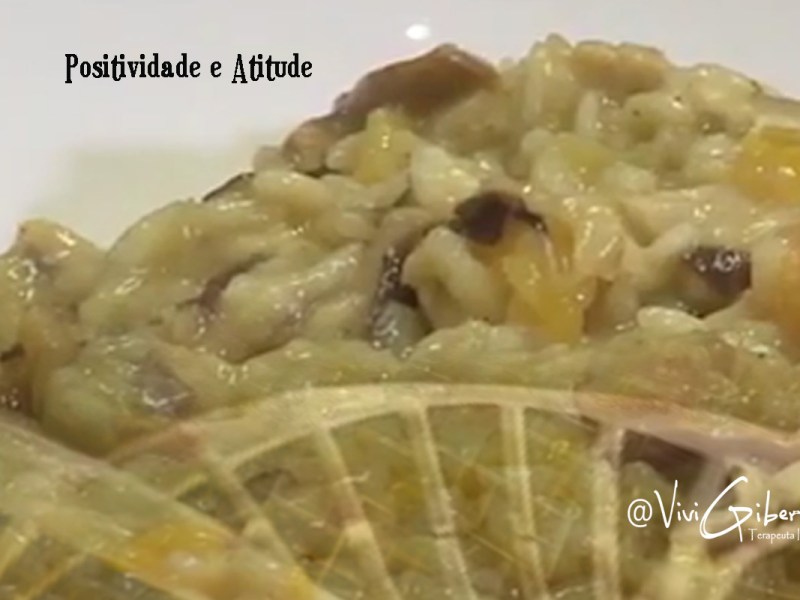 |Risoto de Shitake com Damasco|