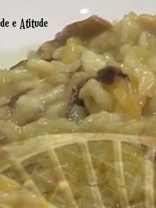 |Risoto de Shitake com Damasco|