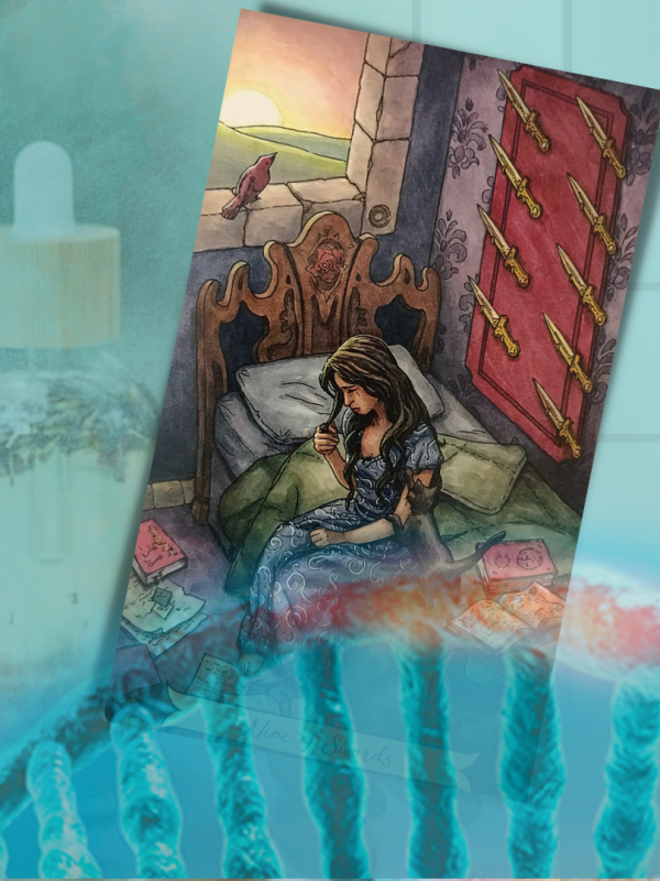 |um Floral para 9 Espadas|